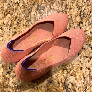 Rothy’s classic flats size 10 pink